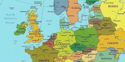 Քարտեզ Բուդապեշտի Եվրոպա