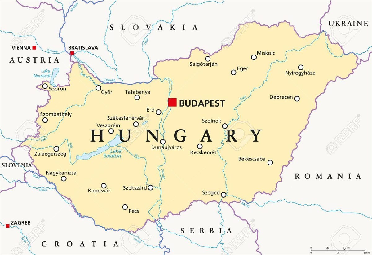 որտեղից Բուդապեշտ քարտեզ