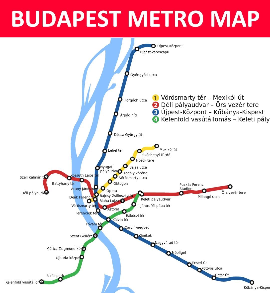քարտեզ Բուդապեշտի Келети