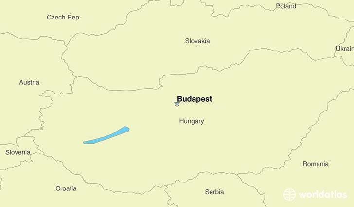 Բուդապեշտ, Հունգարիա Եվրոպայի քարտեզը