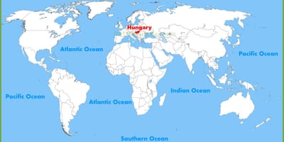 Քարտեզ Հունգարիա, Բուդապեշտ