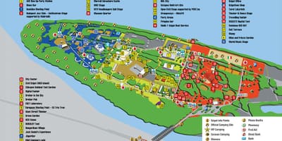 Քարտեզ Sziget Բուդապեշտում